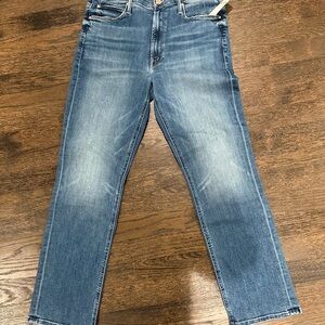 MOTHER Mid Rise Dazzler Jeans. Color Healing Jar.